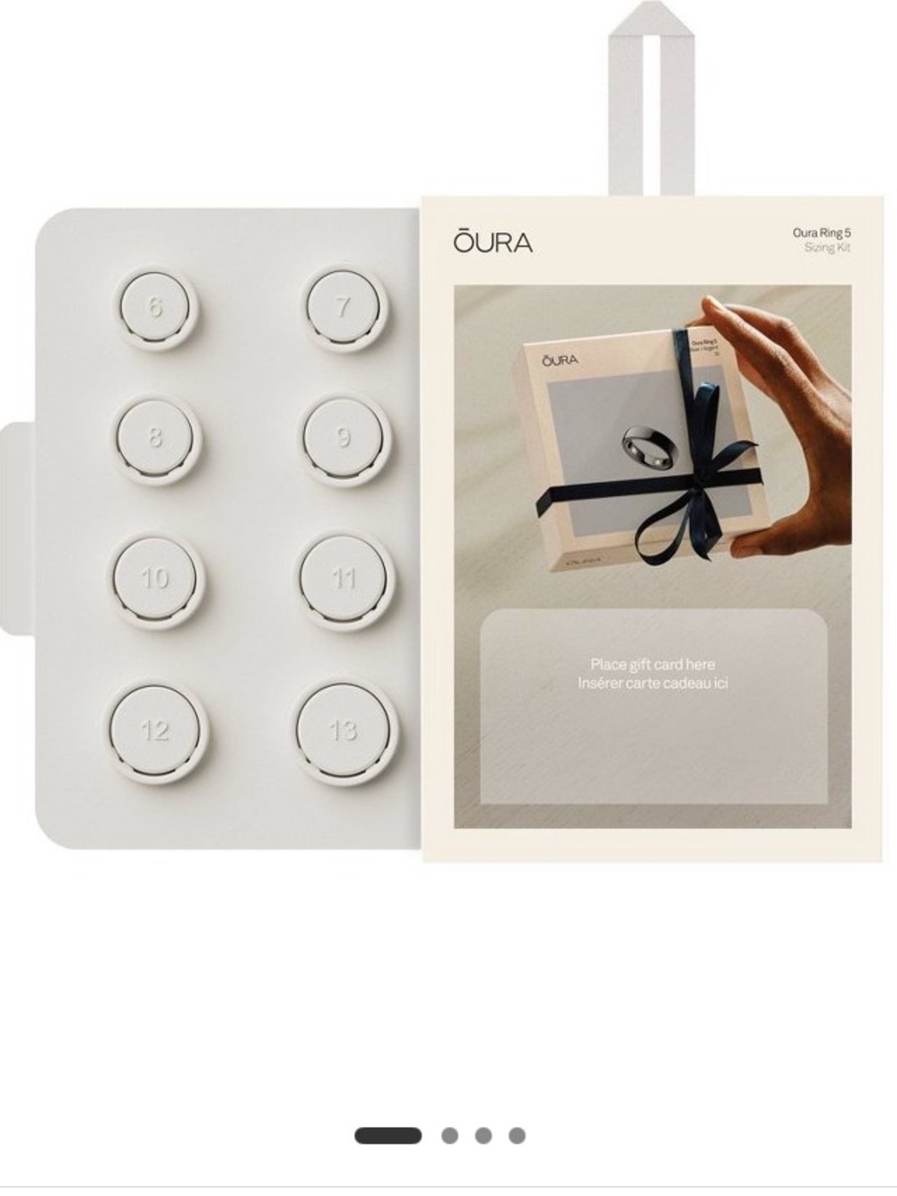 Ōura Ring 5 Sizing Kit - White New